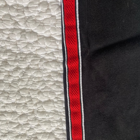 Zara Black w/ Red and White Side Stripe - Picture 2 of 3